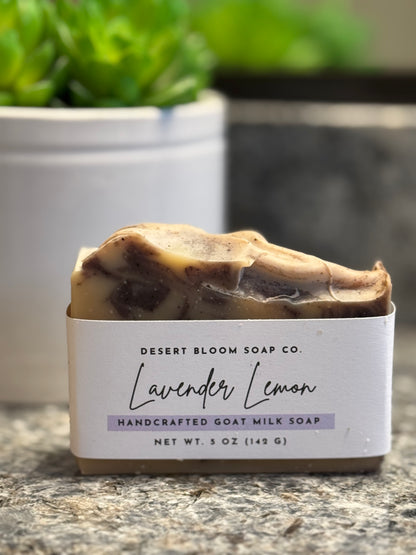 Lavender Lemon Goats Milk Soap